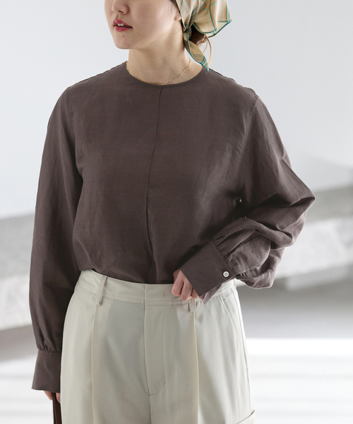IENA（イエナ） ブラウス シャツ 「新色/WEB限定/追加2」ラミー