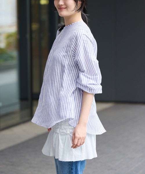 IENA（イエナ） ブラウス シャツ 「新色/WEB限定/追加2」ラミー