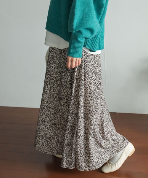 「URBAN RESEARCH DOORS」 フレアスカート MEDIUM グレー レディース_画像5