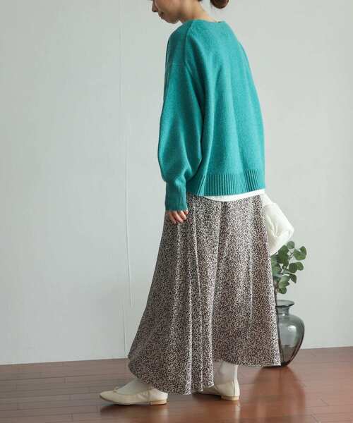 「URBAN RESEARCH DOORS」 フレアスカート MEDIUM グレー レディース_画像6