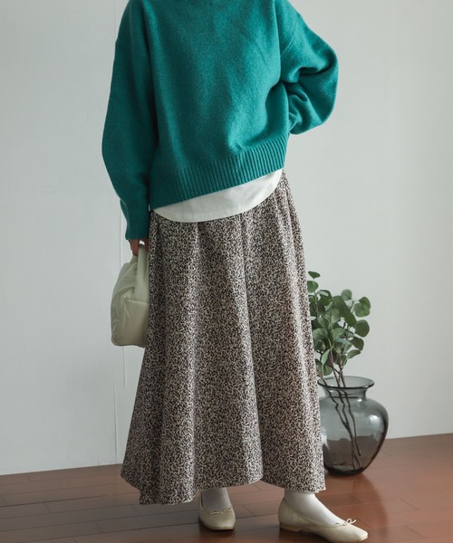 「URBAN RESEARCH DOORS」 フレアスカート MEDIUM グレー レディース_画像7