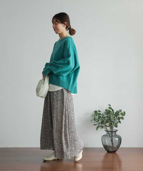 「URBAN RESEARCH DOORS」 フレアスカート MEDIUM グレー レディース_画像10