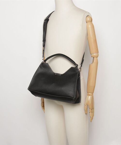 ハンドバッグ GIANNI CHIARINI / AURORA レザー 2WAY ハンドバッグ（ポーチ付き）の画像