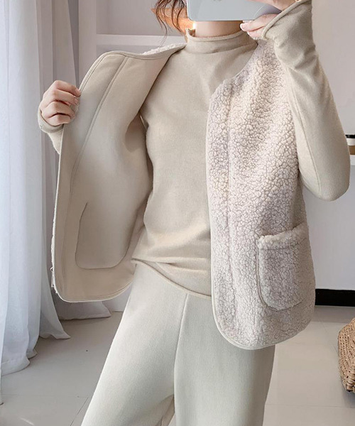 「c.u.l」 ベスト M ブラウン レディース_画像2