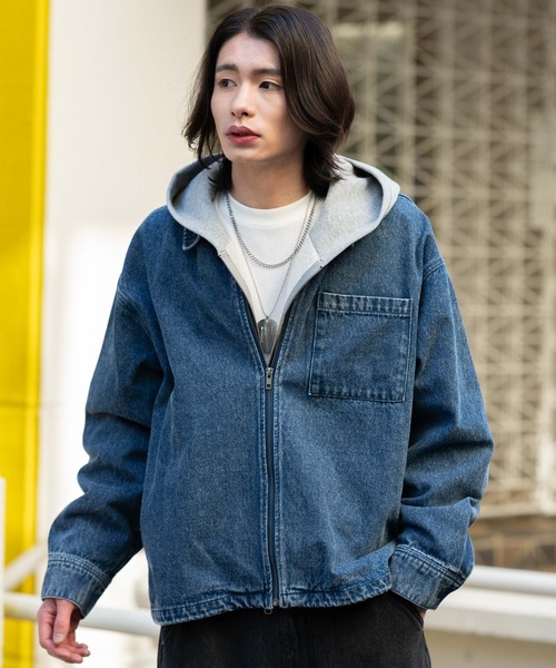 む*ん様 UJOH ウジョー　デニムジャケット Ｇジャン WEGO（ウィゴー） デニムジャケット gジャン WEGO/「26年春夏新作