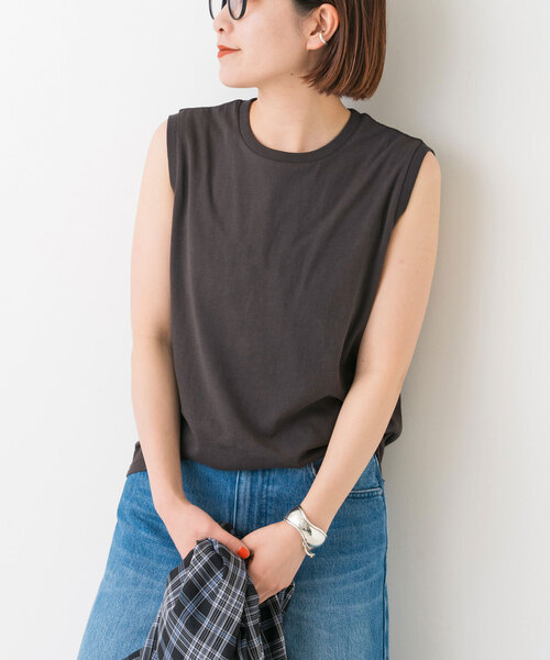 「Spick & Span」 ノースリーブトップス FREE ベージュ レディース_画像7