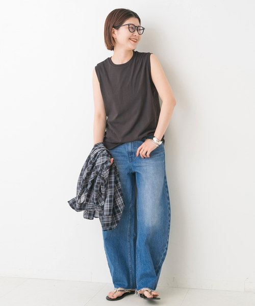 「Spick & Span」 ノースリーブトップス FREE ベージュ レディース_画像8