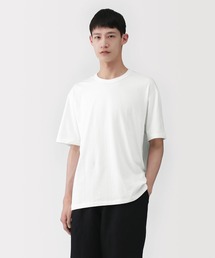 MUJI Labo 昔ながらの製法で編み立てた天竺クルーネック半袖Ｔシャツ 4枚 MUJI Labo tシャツ 「MUJI Labo」紳士 昔ながらの製法で編み立てた天竺