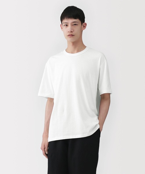 MUJI Labo tシャツ 「MUJI Labo」紳士 昔ながらの製法で編み立てた天竺