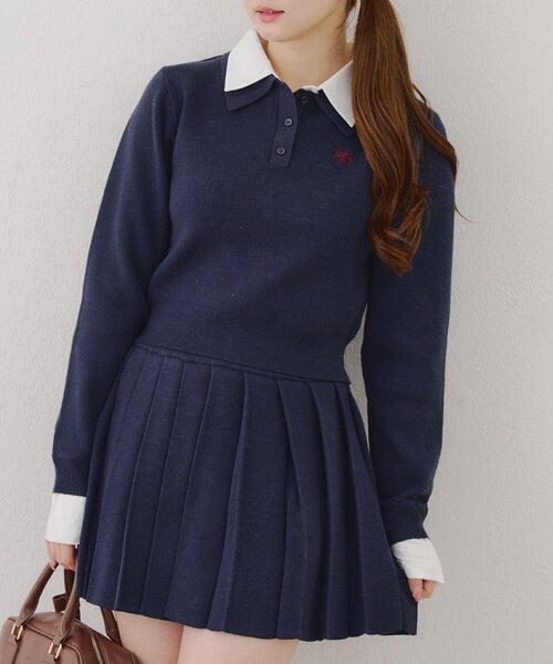 「continuer de NICE CLAUP」 セットアップ FREE トップグレー レディース_画像2