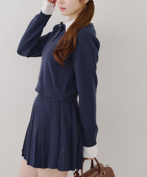 「continuer de NICE CLAUP」 セットアップ FREE トップグレー レディース_画像4