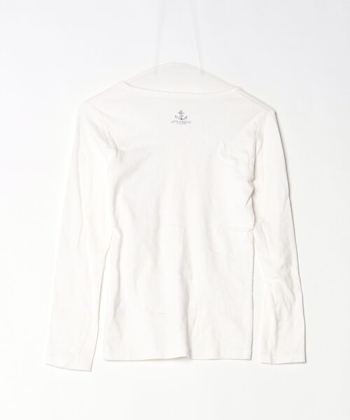 「LA MARINE FRANCAISE」 長袖カットソー - ホワイト レディース_画像2