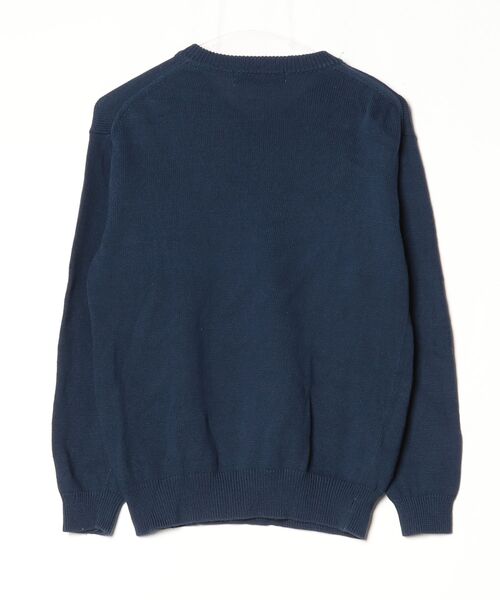 「green label relaxing」 長袖ニット SMALL ネイビー メンズ_画像2