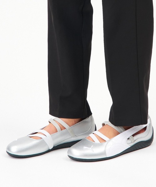 PUMA（プーマ） バレエシューズ パンプス SPEEDCAT BALLET METALLIC
