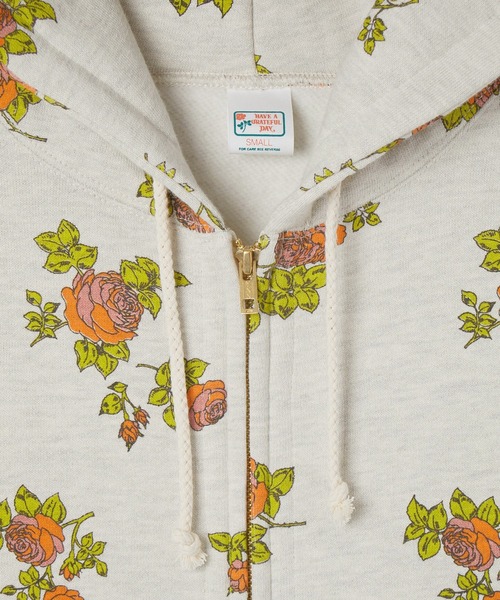 ROSE BUD（ローズバッド） パーカー (HAVE A GRATEFUL DAY)ZIP UP