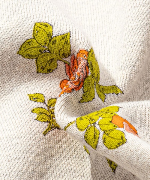 HAVE A GRATEFUL DAY★ROSEプリントパーカー新品未使用品S ROSE BUD（ローズバッド） パーカー (HAVE A GRATEFUL DAY)ZIP UP