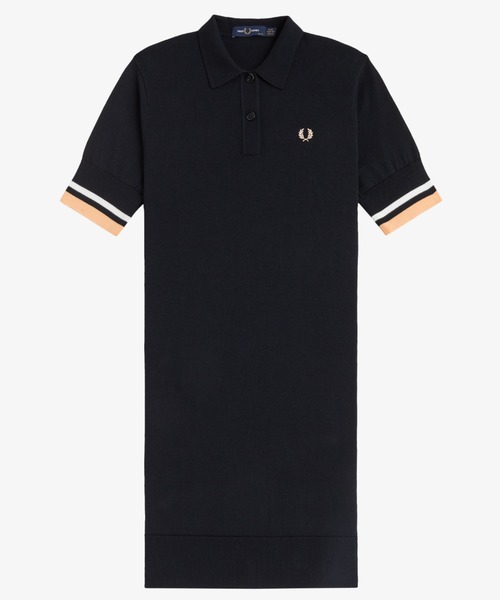 FRED PERRY（フレッドペリー） ワンピース 半袖 Bold Tipped Knitted