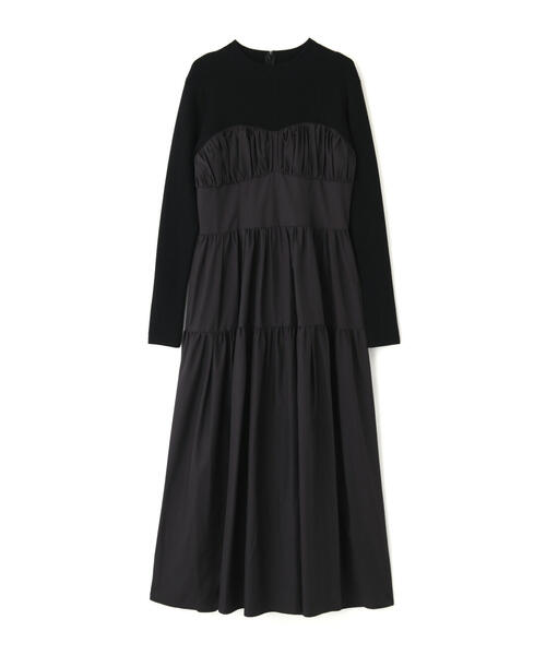 「JILL STUART」 ドッキングワンピース 4 ブラック レディースの画像