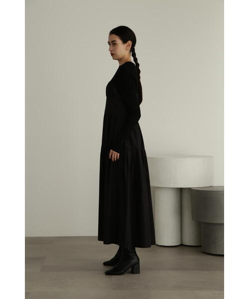 「JILL STUART」 ドッキングワンピース 4 ブラック レディースの画像