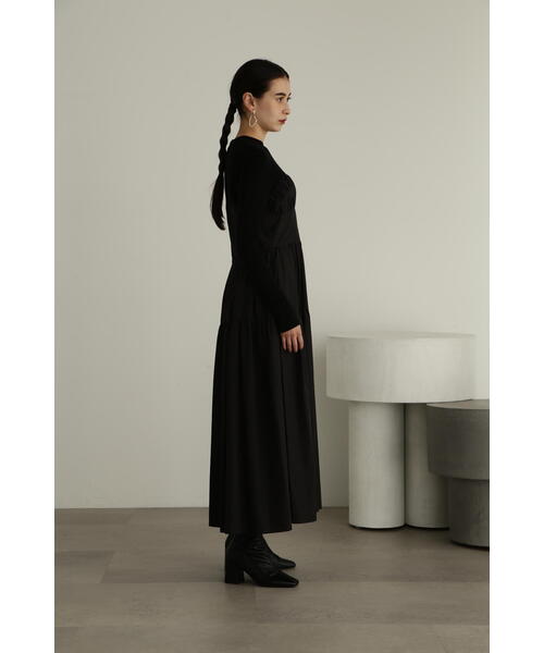 「JILL STUART」 ドッキングワンピース 4 ブラック レディースの画像