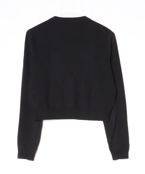 「CABaN」 ニットカーディガン X-SMALL ブラック レディースの画像
