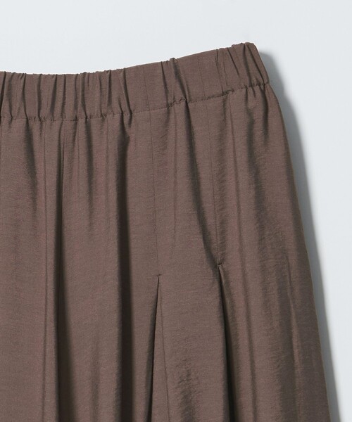 ワイドパンツ パンツ 「size SHORTあり」「WEB限定」「at ease」キュロット パンツ レディースの画像