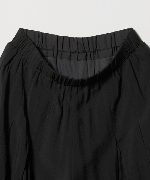 ワイドパンツ パンツ 「size SHORTあり」「WEB限定」「at ease」キュロット パンツ レディースの画像