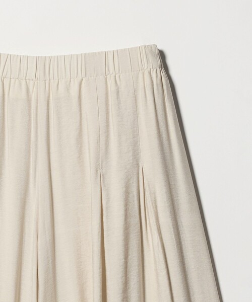 ワイドパンツ パンツ 「size SHORTあり」「WEB限定」「at ease」キュロット パンツ レディースの画像