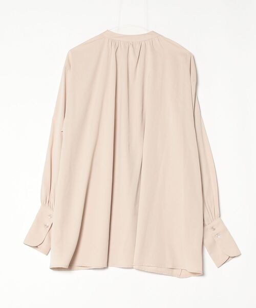 yamato　LEONARD FASHION ベージュ 五分袖チュニック raffime（ラフィミー） 長袖チュニック フリー グレイッシュベージュ