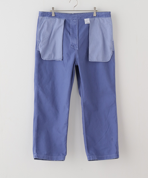 ワイドパンツ パンツ ATELLIER WELLS BY JOHNBULL フレンチワークイージーパンツ レディースの画像
