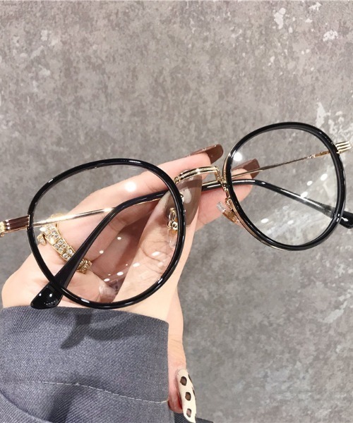 伊達メガネ メガネ 眼鏡 クリアレンズメガネ レディース : ZOZOTOWN