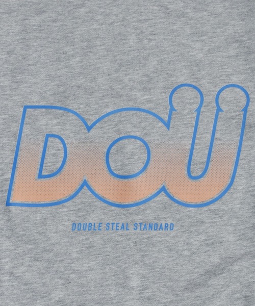 「DOUBLE STEAL」 スウェットカットソー LARGE トップグレー メンズ_画像5