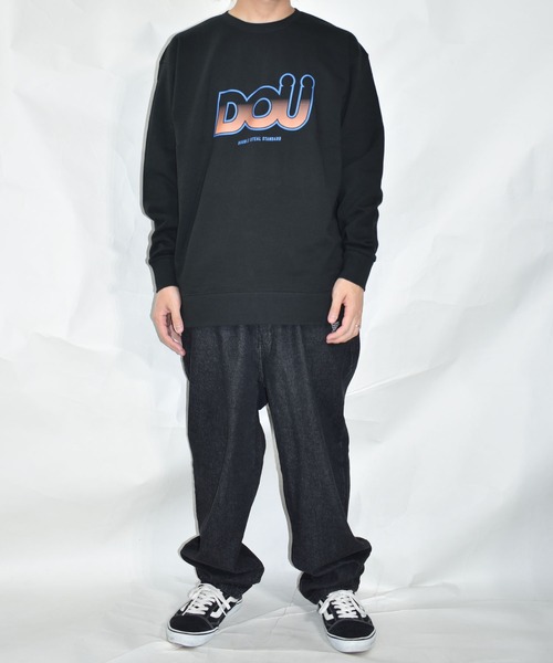 「DOUBLE STEAL」 スウェットカットソー LARGE トップグレー メンズ_画像6