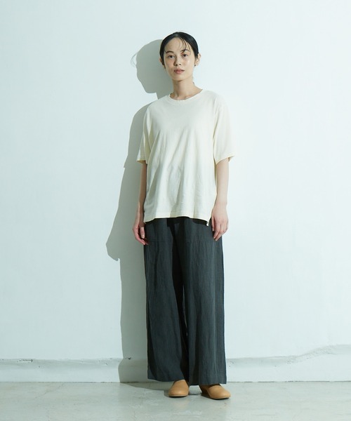「IKKUNA」 半袖Tシャツ 1 ライラック レディース_画像4