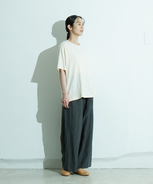 「IKKUNA」 半袖Tシャツ 1 ライラック レディース_画像5