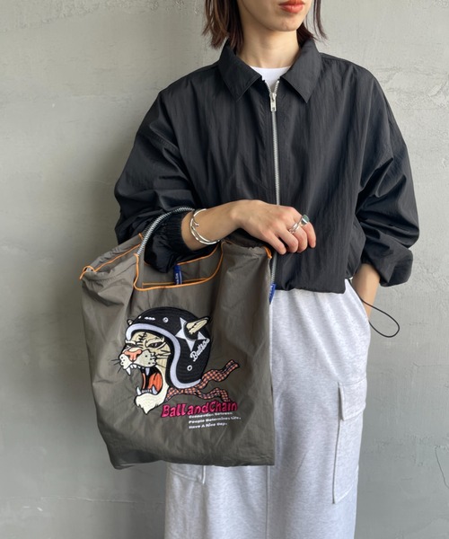 「Ball&Chain」 ハンドバッグ M ベージュ レディース_画像8