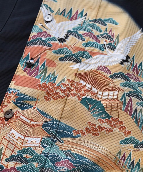 ブラウス シャツ 着物リメイク maison utatane シャツ/ブラウス 松風の調べ レディース メンズの画像