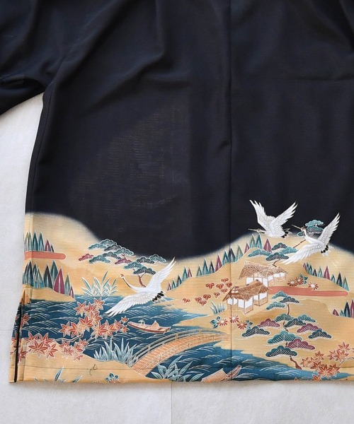 ブラウス シャツ 着物リメイク maison utatane シャツ/ブラウス 松風の調べ レディース メンズの画像