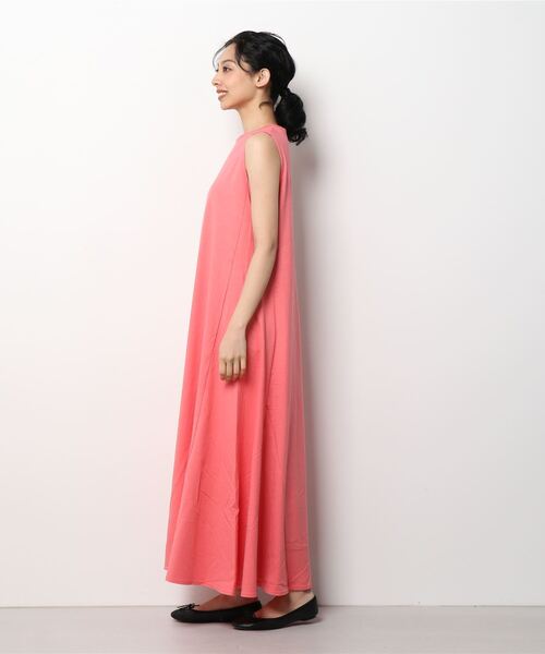 「B:MING by BEAMS」 ノースリーブワンピース MEDIUM ピンク レディース_画像3