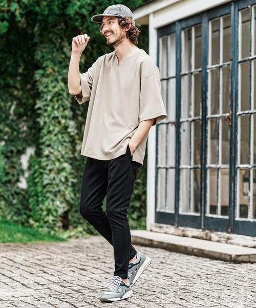 CAMBIO（カンビオ） パンツ mp15002- Ripple Span Tight Fit Pants