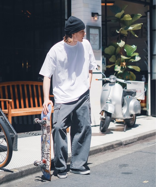「LOS ANGELES APPAREL」 半袖Tシャツ X-LARGE ライトグレー メンズ_画像2