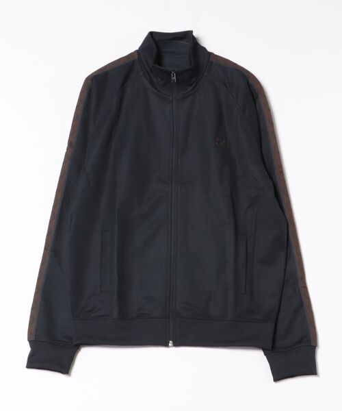 「FRED PERRY」 ジャージブルゾン L ブラック レディース_画像4