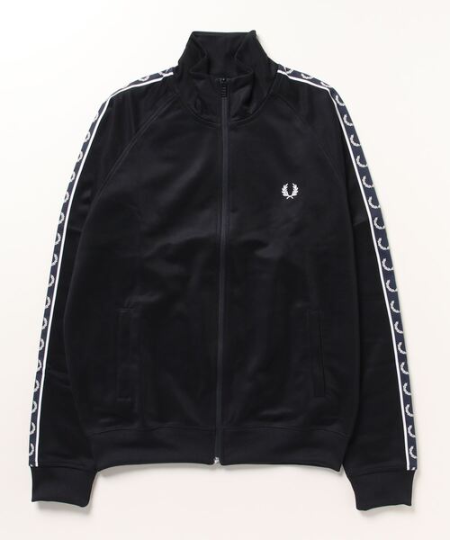 「FRED PERRY」 ジャージブルゾン L ブラック レディース_画像10