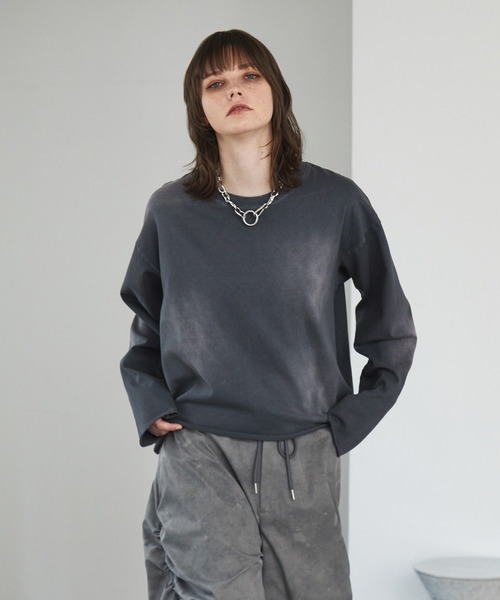 「Spielio」 長袖Tシャツ S ホワイト メンズ_画像7