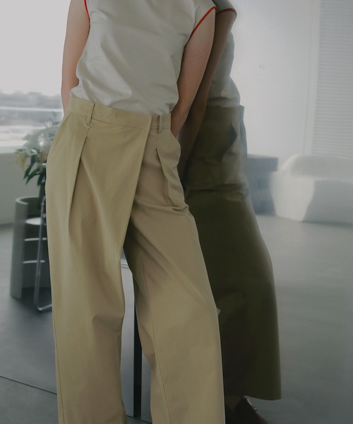 ワイドパンツ パンツ WRAP WIDE PANTS レディースの画像