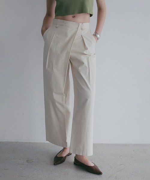 ワイドパンツ パンツ WRAP WIDE PANTS レディースの画像