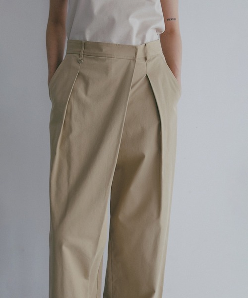 ワイドパンツ パンツ WRAP WIDE PANTS レディースの画像