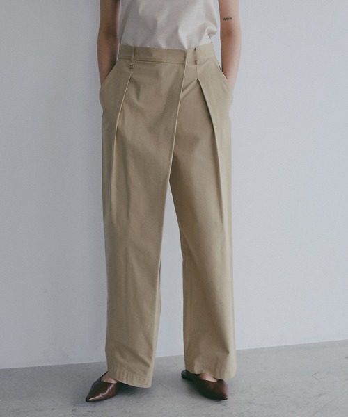ワイドパンツ パンツ WRAP WIDE PANTS レディースの画像