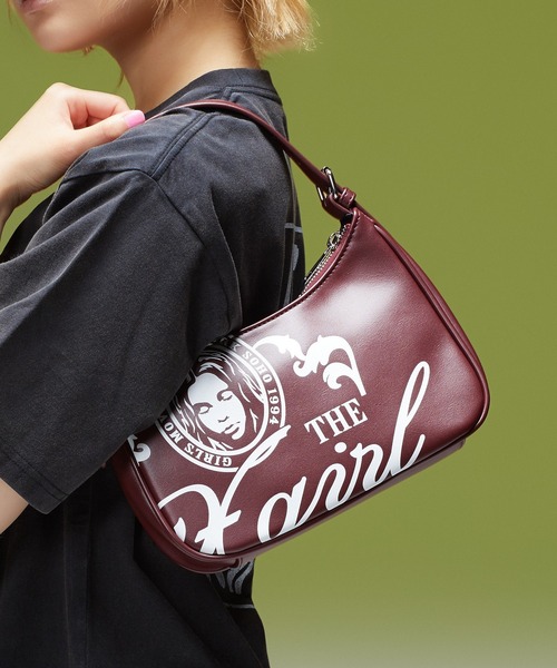 X-girl（エックスガール） ハンドバッグ FAUX LEATHER FACE HANDBAG