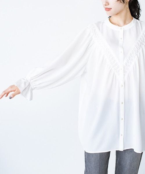 「ANNA LUNA」 7分袖ブラウス MEDIUM ブラック レディース_画像2